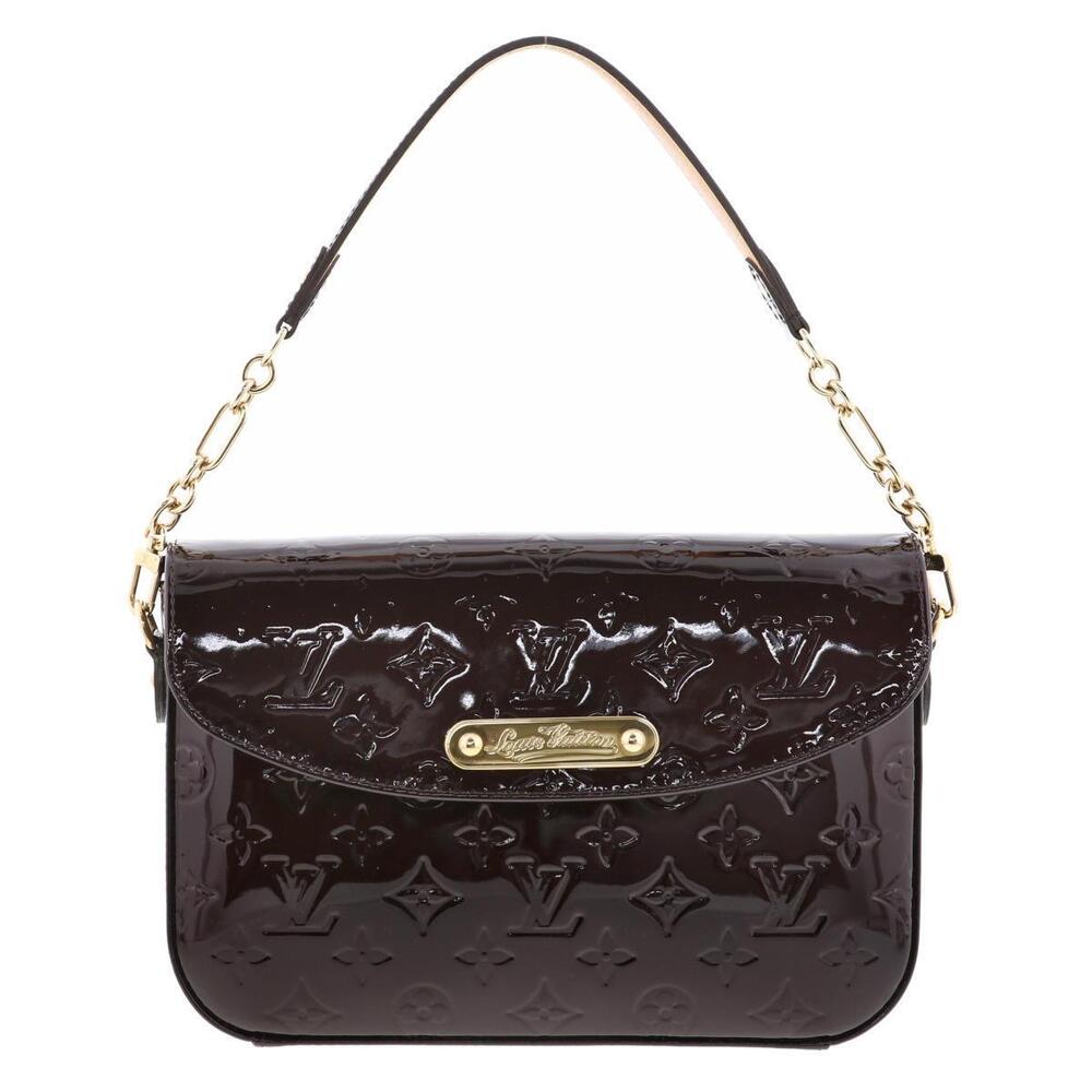 LOUIS VUITTON Rodeo Drive Bag Shoulder Messenger Vernis Enamel Purple